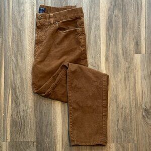 J.Crew Men's SlimFlex Corduroy Pants - 31x30 - Caramel Brown